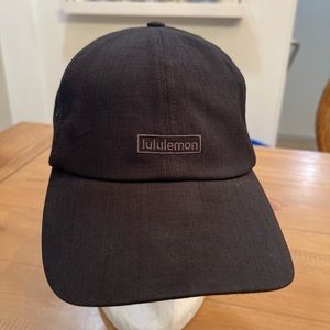 Lululemon Baller Strapback Hat Lightweight Ball Cap Soft Black One Size Unisex